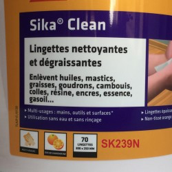 SIKA CLEAN Lingettes de nettoyantes pour mastic et colles