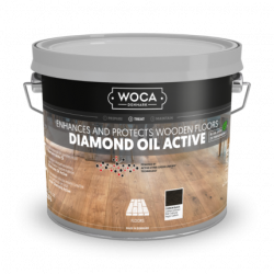 WOCA Diamond Oil Active Carbon Black 2.5L Noir Carbone