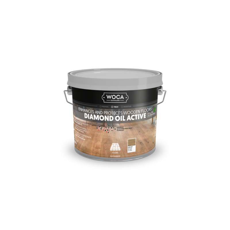 WOCA Diamond Oil Active Sand Grey 2.5L Gris Sable
