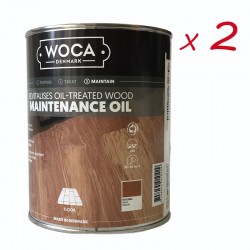 Lot de 2x Woca Maintenance Oil Huile d'entretien Naturel